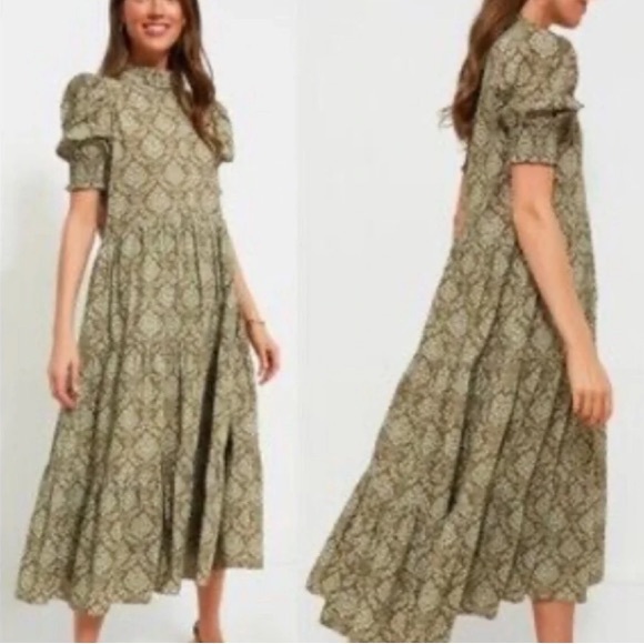 Hyacinth House Dresses & Skirts - Tuckernuck Hyacinth House Bennett Maxi Dress in Damask Print